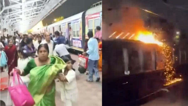दक्षिणेश्वर रेलवे स्टेशन पर टला बड़ा हादसा: हाई-टेंशन तार टूटने से मची अफरा-तफरी